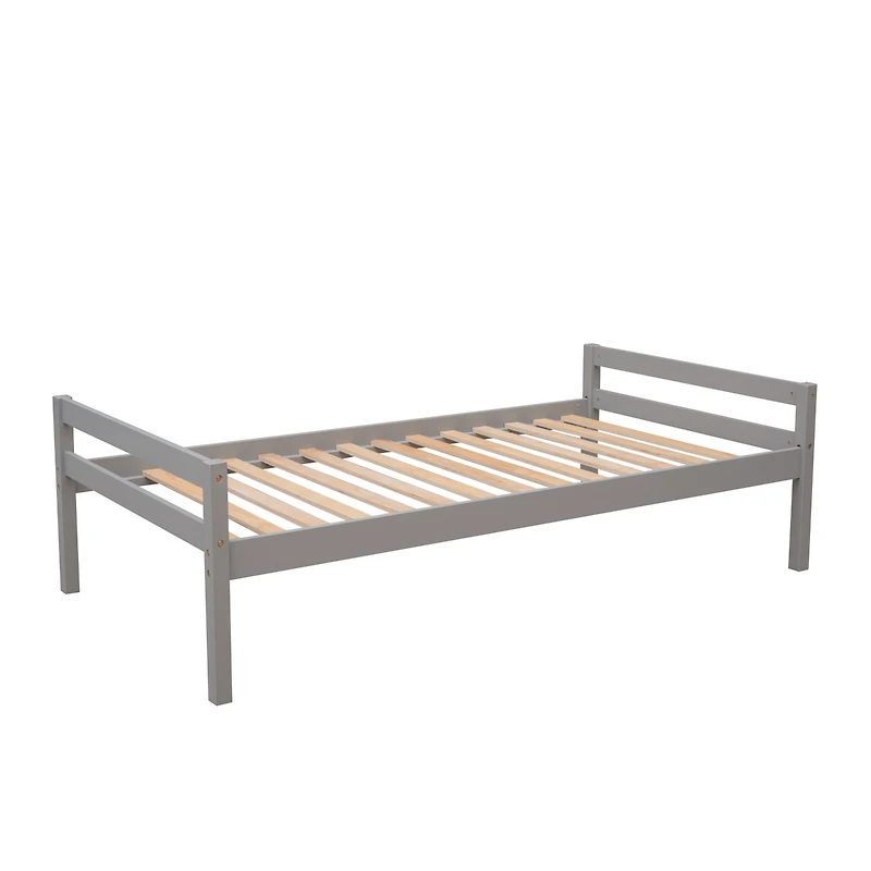 Streamdale Twin Loft Bed with Stairs, Desk, Storage