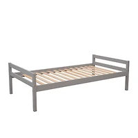 Streamdale Twin Loft Bed with Stairs, Desk, Storage