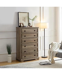 Streamdale 6-Drawer Dresser for Bedroom, Closet & Living Room Storage