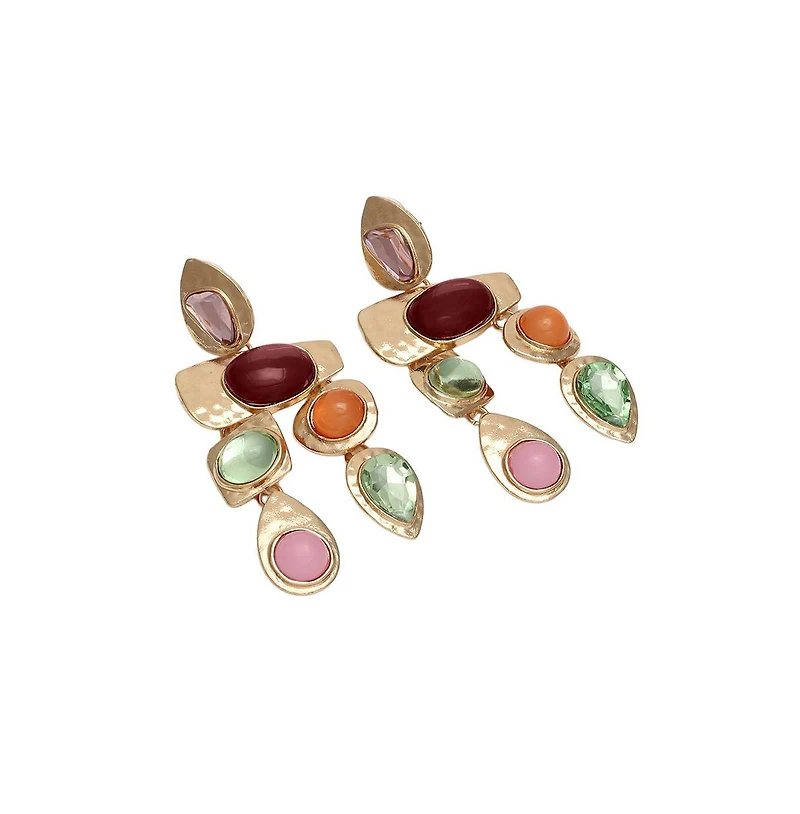 Sohi Women's Regal Drop Earrings