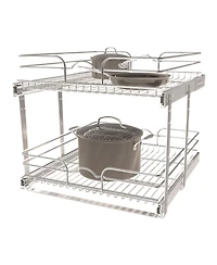 Rev-a-Shelf Kitchen Cabinet Pull Out Shelf Organizer, 21 x 22 In, 5WB2-2122CR-1