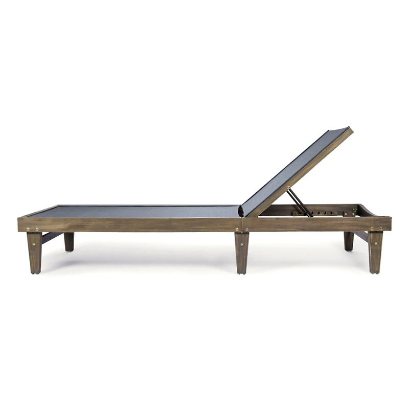 Acacia Wood Lounger Comfort and Style for Outdoor Relaxation