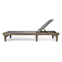 Acacia Wood Lounger Comfort and Style for Outdoor Relaxation