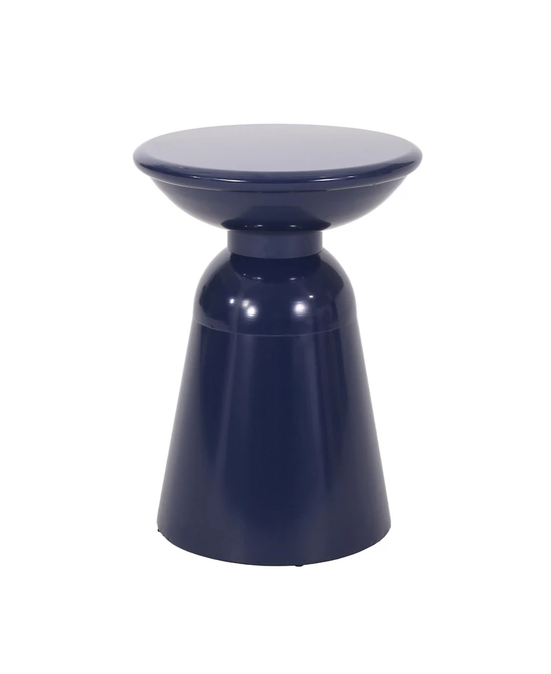 Streamdale Chic Side Table Modern Lines, Durable Iron Frame, No Assembly