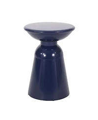 Streamdale Chic Side Table Modern Lines, Durable Iron Frame, No Assembly