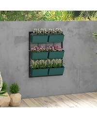 3-Tier Vertical Hanging Wall Planter for Outdoor and Indoor Spaces
