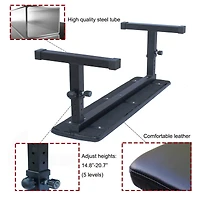 Streamdale Adjustable Cushion Bench with Protective Cover (110x45cm, 200kg Capacity)