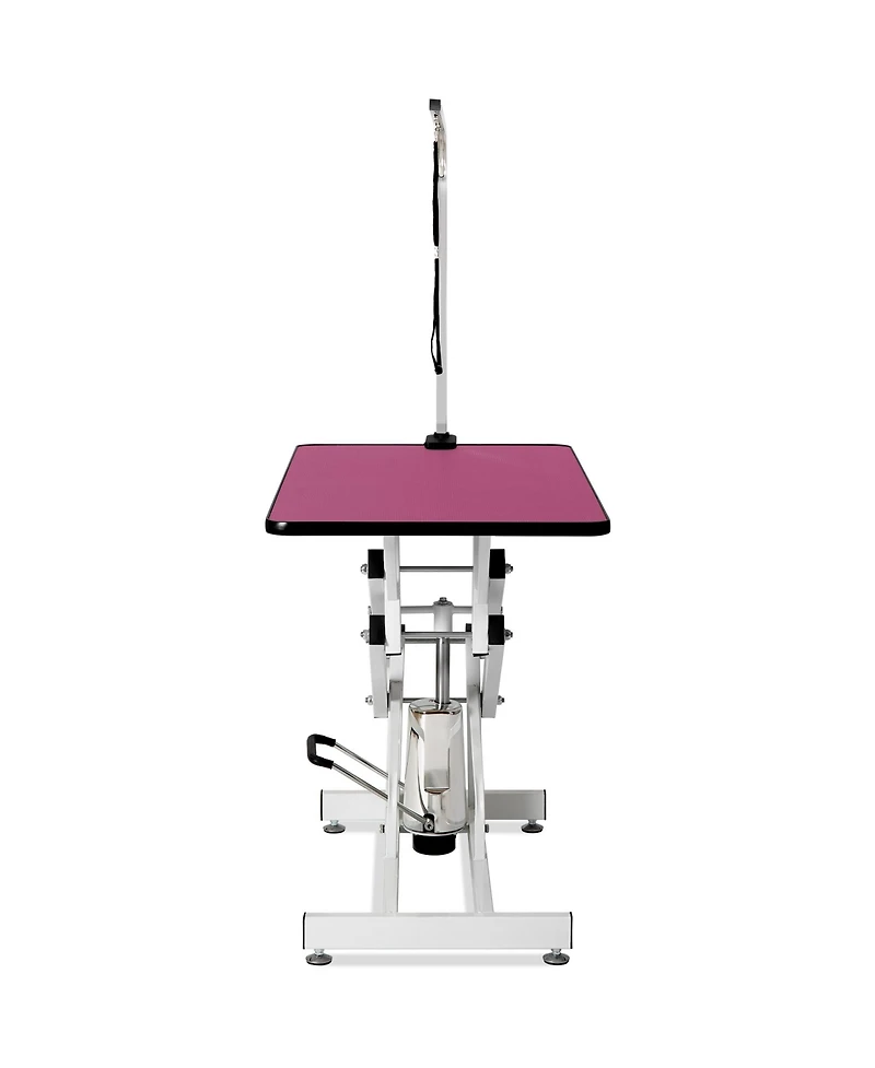 Streamdale 42.5INCH Hydraulic Pet Grooming Table Pink Color