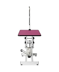 Streamdale 42.5INCH Hydraulic Pet Grooming Table Pink Color