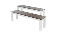 Simplie Fun Bali Acacia Wood Picnic Bench (Set Of 2)