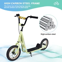 Streamdale Adjustable Kick Scooter for Kids 6+ with 12" Wheels