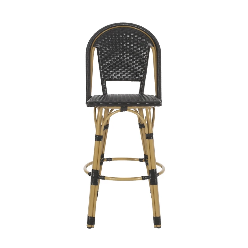 Streamdale Stylish and Durable Aluminum Barstool Set for Outdoor Enjoyment