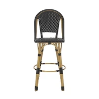 Streamdale Stylish and Durable Aluminum Barstool Set for Outdoor Enjoyment