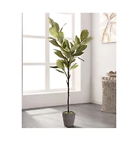 Faux Magnolia Potted Tree