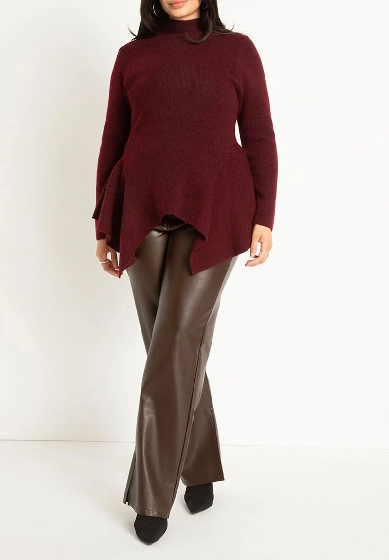 Eloquii Plus Size Peplum Sweater