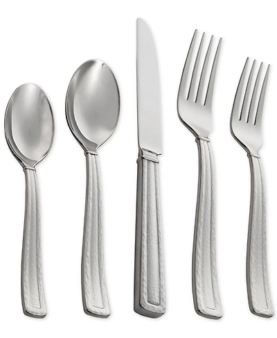 Michael Aram Stainless Steel Hammertone Collection 5-Pc. Flatware Set