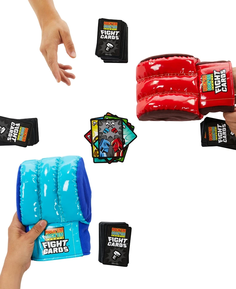 Mattel Rock 'Em Sock 'Em Robots Fight Cards Card Game