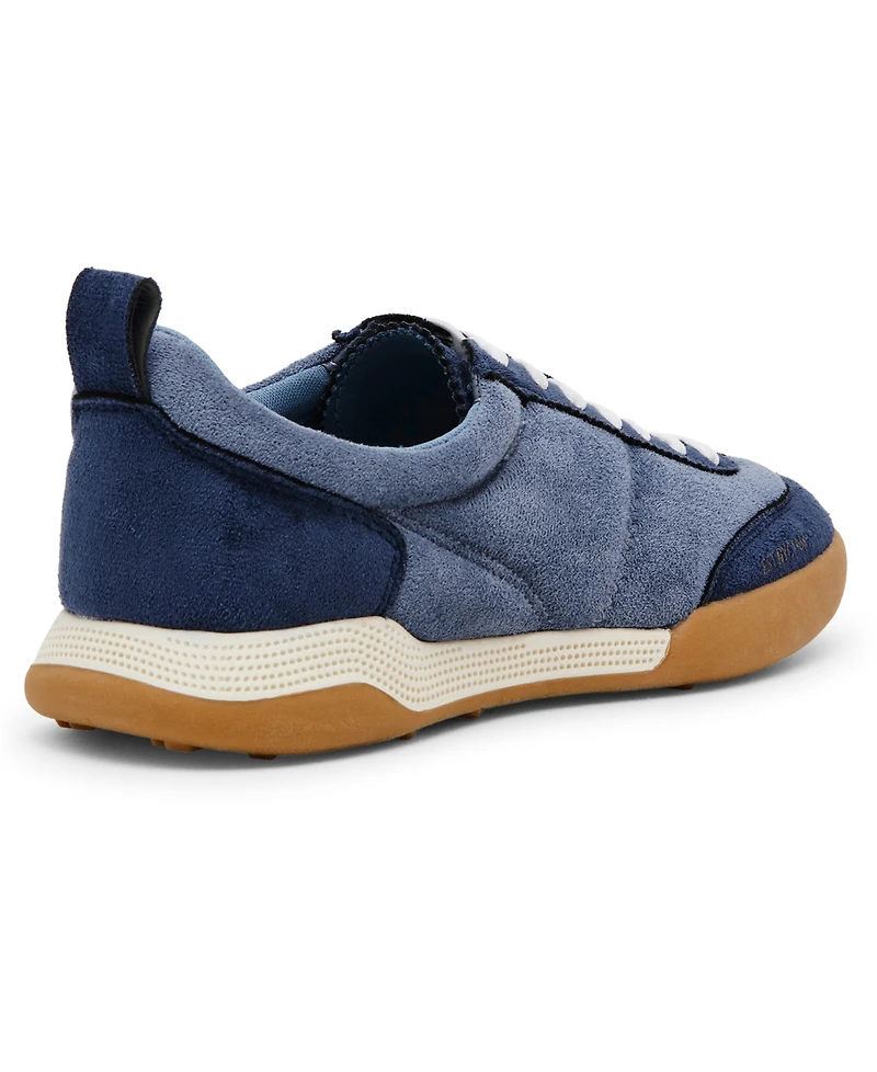 Anne Klein Women's Westside Low Profile Lace Up Retro Sneakers