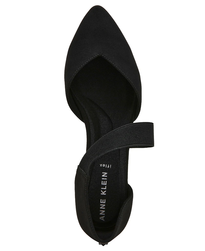 Anne Klein Women's Oksanna Asymmetrical Pointed Toe Flats