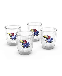Tervis Tumbler Kansas Jayhawks 4-Pack 12oz. Emblem Tumbler Set