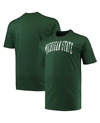 Champion Men's Green Michigan State Spartans Big Tall Arch Team Logo T-Shirt