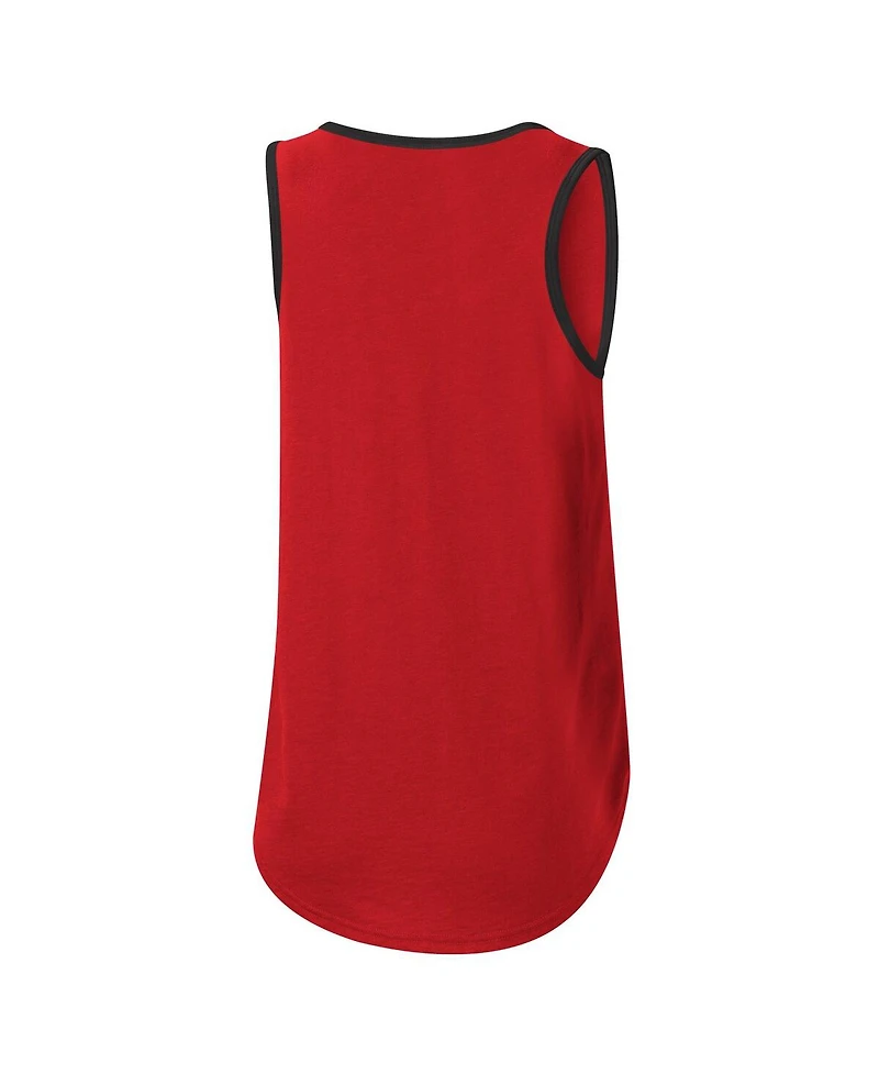 G-iii 4Her by Carl Banks Women's Red Bubba Wallace A Game Scoop Neck Tank Top