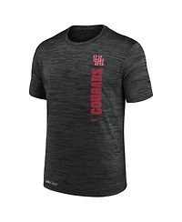 Nike Men's Black Houston Cougars 2024 Sideline Velocity Legend Performance T-Shirt