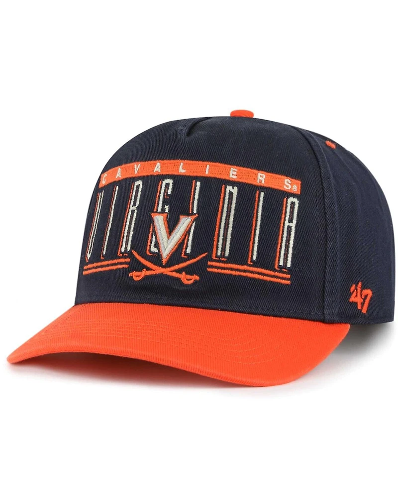 '47 Brand Men's Navy Virginia Cavaliers Double Header Hitch Adjustable Hat