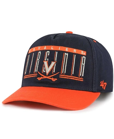 '47 Brand Men's Navy Virginia Cavaliers Double Header Hitch Adjustable Hat