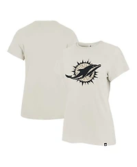 '47 Brand Women's Cream Miami Dolphins Panthera Frankie T-Shirt