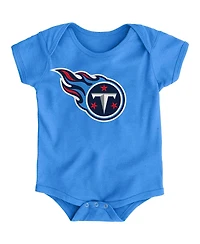 Outerstuff Baby Boys and Girls Light Blue Tennessee Titans Team Logo Bodysuit