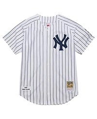 Mitchell & Ness Men's Ichiro Suzuki White New York Yankees 2014 Cooperstown Collection Authentic Throwback Jersey