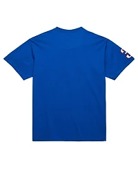 Mitchell & Ness Men's Allen Iverson Royal Philadelphia 76ers Premium Nickname T-Shirt