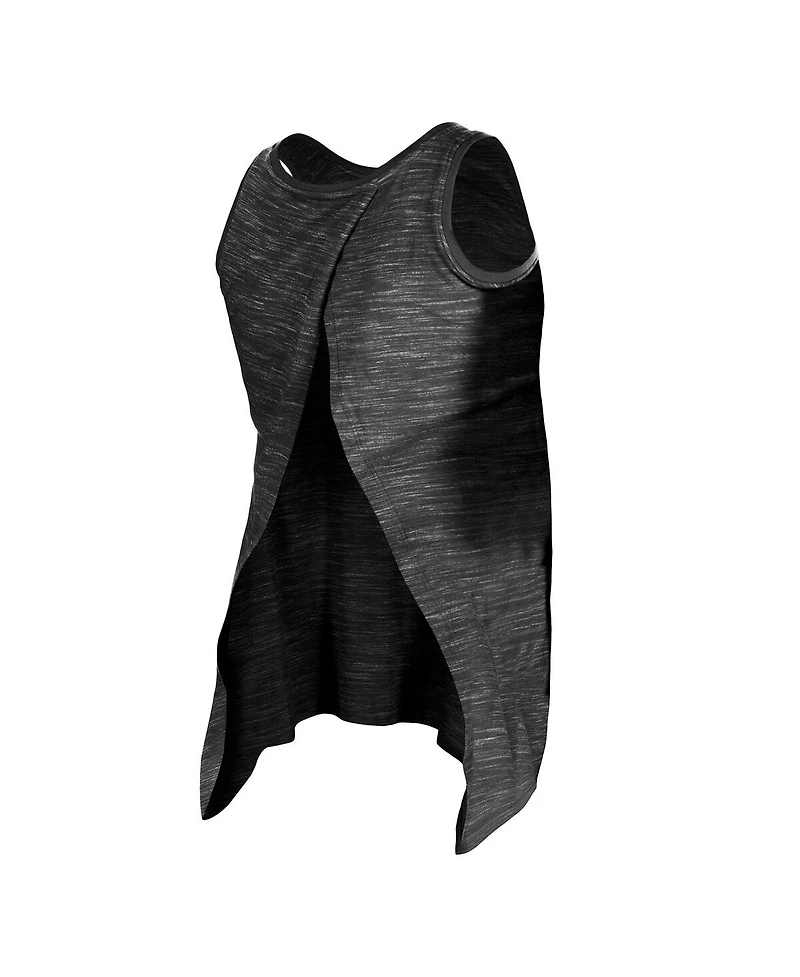 New Era Women's Black Las Vegas Raiders Plus Space Dye Active Tank Top