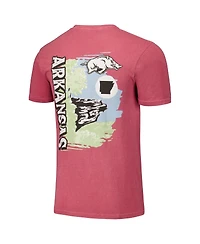 Image One Men's and Women's Cardinal Arkansas Razorbacks Hyper Local Whitaker Point T-Shirt