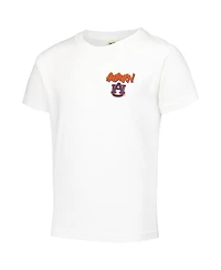 Image One Big Boys and Girls White Auburn Tigers Hyperlocal Comfort Colors T-Shirt