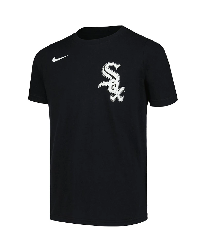 Nike Big Boys and Girls Yoan Moncada Black Chicago White Sox Home Player Name Number T-Shirt