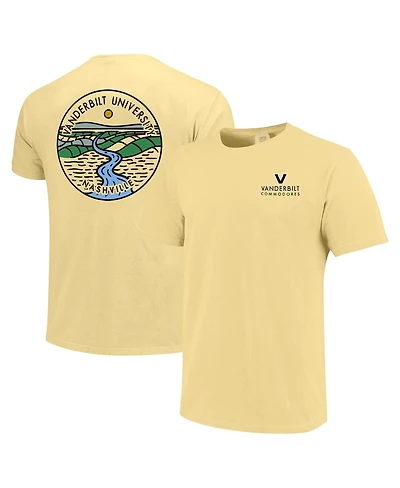 Image One Men's and Women's Gold Vanderbilt Commodores Scenic Comfort Colors T-Shirt