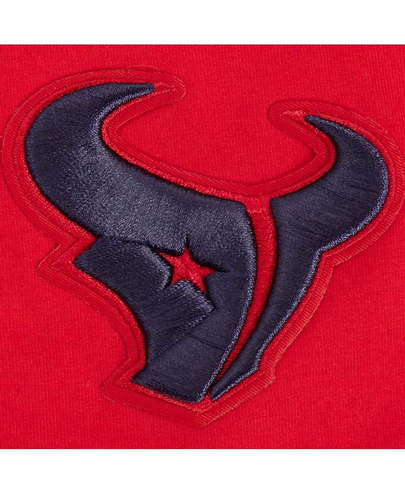 Pro Standard Women's Red Houston Texans Alternate Cropped Boxy T-Shirt