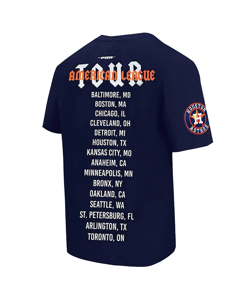 Pro Standard Men's Navy Houston Astros Oversized City Tour T-Shirt