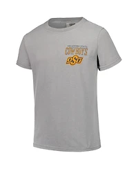 Image One Big Boys and Girls Gray Oklahoma State Cowboys Hyperlocal Comfort Colors T-Shirt