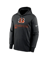 Nike Men's Black Cincinnati Bengals Performance Pullover Hoodie