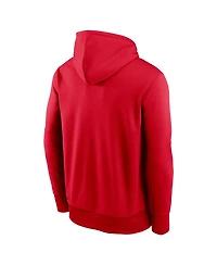 Nike Men's Red Buffalo Bills Icon Performance Pullover Hoodie