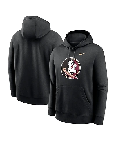 Nike Men's Florida State Seminoles Primetime Evergreen Club Fleece Pullover Hoodie