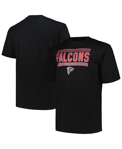 Fanatics Men's Black Atlanta Falcons Big Tall Pop T-Shirt