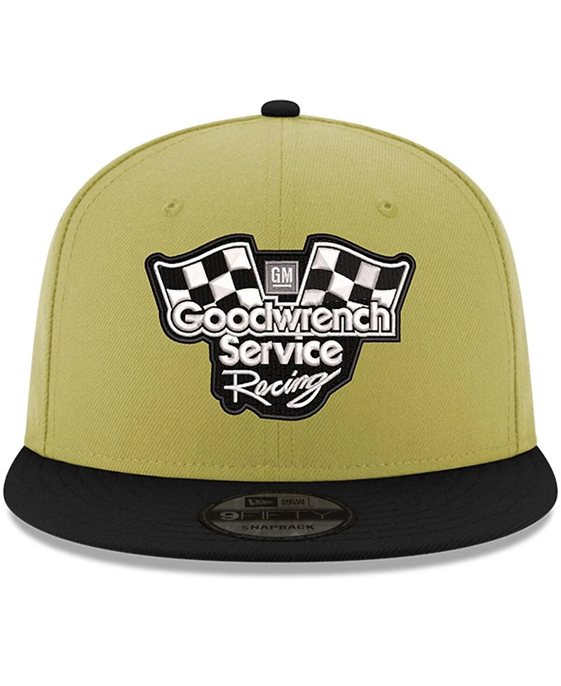 New Era Men's Gold/Black Richard Childress Racing Goodwrench 9FIFTY Snapback Hat