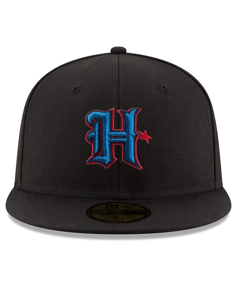 New Era Men's Black Houston Texans Omaha 59FIFTY Fitted Hat