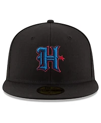 New Era Men's Black Houston Texans Omaha 59FIFTY Fitted Hat