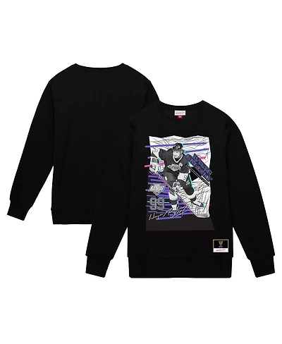 Mitchell & Ness Men's Wayne Gretzky Black Los Angeles Kings Streak Pullover Sweatshirt