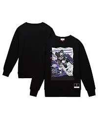 Mitchell & Ness Men's Wayne Gretzky Black Los Angeles Kings Streak Pullover Sweatshirt